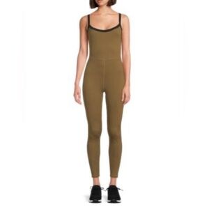 WeWoreWhat Tan and Black Shapewear Bodysuit